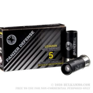 250 Rounds of 12ga Ammo by Panzer Defense Lequian HV - 1 ounce Rifled Slug